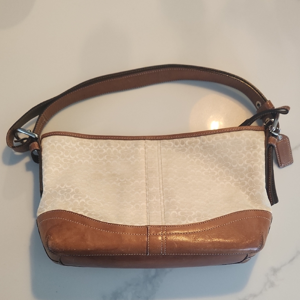 Authentic Coach signature shoulder bag/ crossbody bag